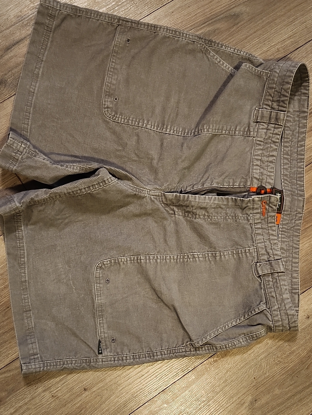 Howler Brothers Olive Gray Flat Front Shorts